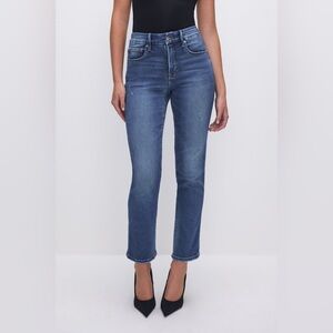 TGood American Good Straight Compression Jeans $149 Sz 6/28